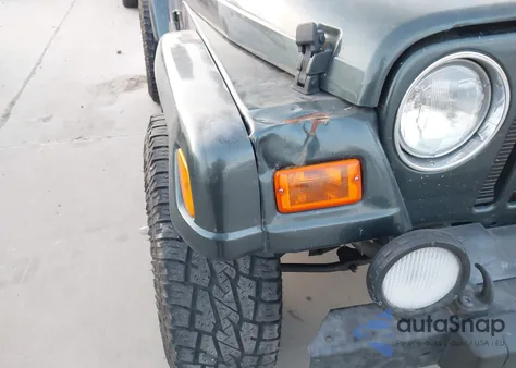 2002 Jeep Wrangler Sahara z USA, uszkodzony, nr VIN 1J4FA59S02P776657